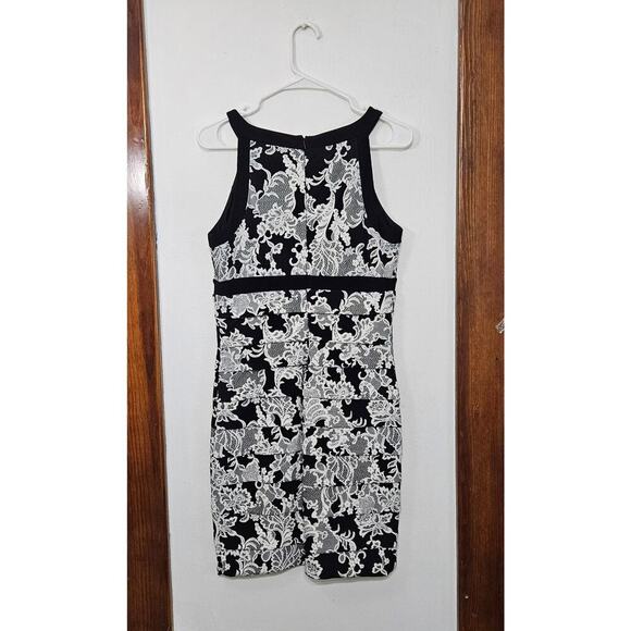 WHBM Instantly Slimming Floral Bodycon Dress Size 10 Medium Stretch - Picture 4 of 10